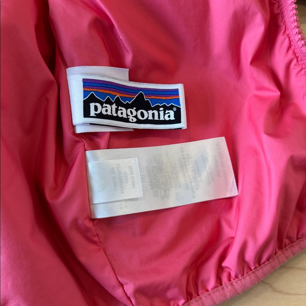 Patagonia Toddler Girls Retro-X Fleece Jacket in Pink 3T | Kids Sherpa Fleece - Picture 10 of 10